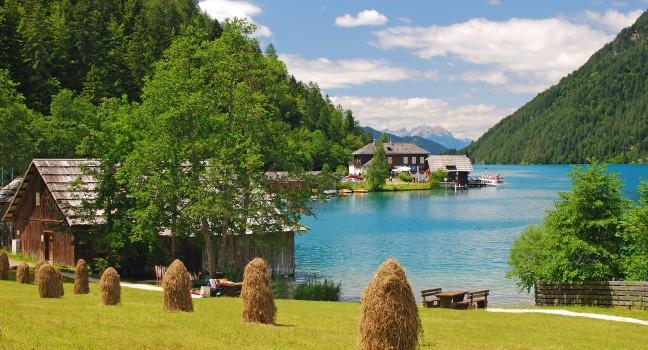 Lake Weissensee, Carinthia, Austria