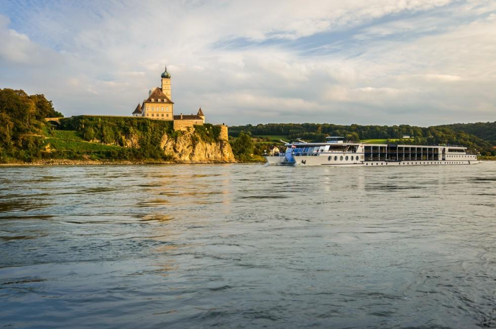 Schonbuhel Castle on the Danube river, Wachau Valley, Austria 